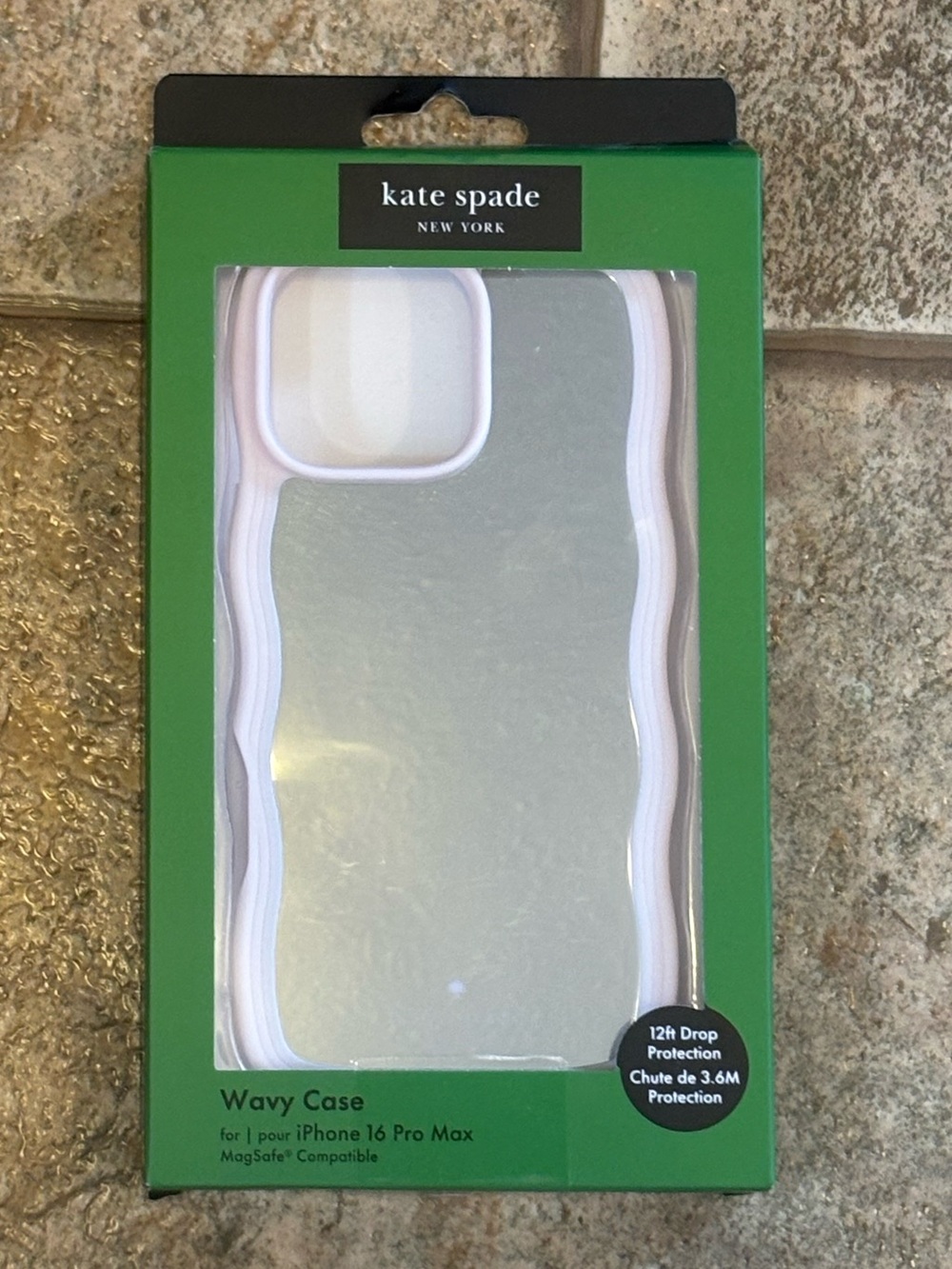 NIB kate spade New York Wavy MagSafe Case for iPhone 16 Pro Max